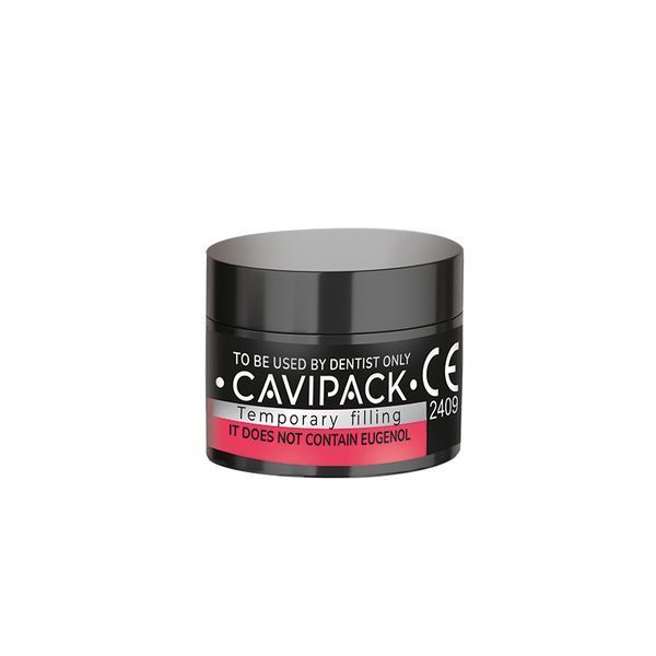 Дентин-паста CAVIPACK (КАВІПАК) Cerkamed для тимчасового пломбування (упаковка 3шт) 947 фото