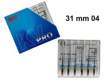NIC KV Pro Files (Нік Кв Про файли) 04 конусність 31мм асорті 15-40 31 фото