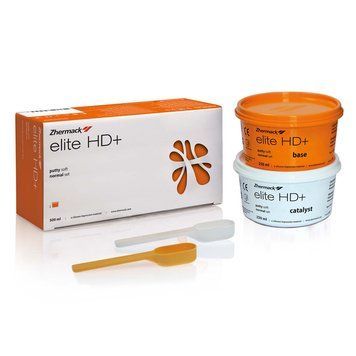 ELITE HD+ PUTTY normal (Еліт ХД), А-силікон, база нормального застигання, набір 500 мл (база 250 мл + каталізатор 250 мл). Твердість по Шору 60 C203000 фото