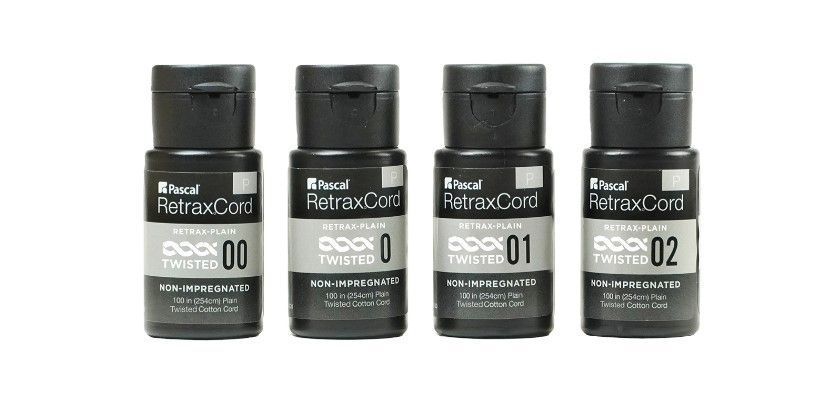 Нитка ретракційна для ясенних тканин, бавовняна, RetraxCord SILTRAX-PLAIN, плетена, колір білий, розмір 0 RAX0 фото