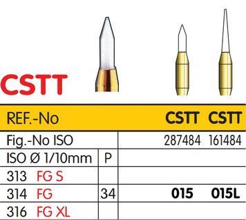 Хірургічний керамічний бор CSTT Dia-Tessin 015 CSTT/015 фото