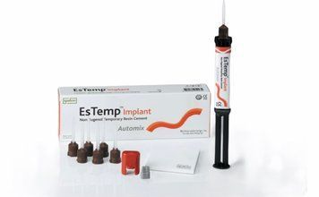 EsTemp Implant Cement для тимчасової фіксації Естемп НЕ Імплант 8 г шприц 112100 фото