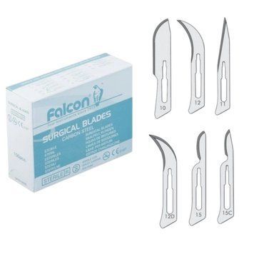 Лезо для скальпеля Falcon стерильне 1шт №12D BK.500.122 BK.500.122-1 фото
