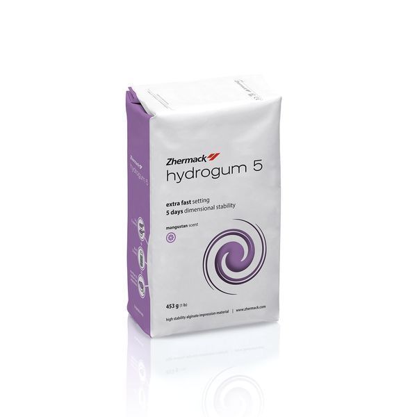 Hydrogum 5 (Гідрогум), альгінат швидкого затвердіння, з високою стабільністю розмірів протягом 5 днів, пакет 453 г C302070 фото
