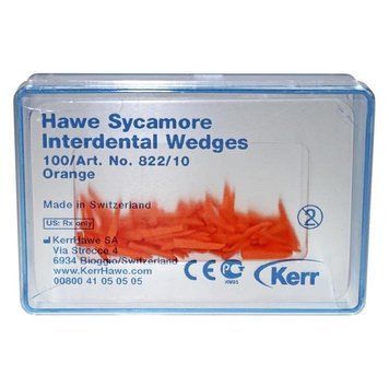 Клинці Kerr Hawe Sycamore Interdental помаранчеві 100 шт 822/10 фото